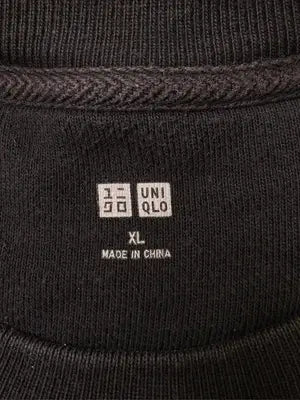 UNIQLO/ユニクロ/スウェット/トップス/ブラック/XL
