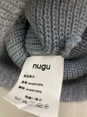 nugu/ヌグ/ニットキャップ/ビーニー/帽子/グレー/Free