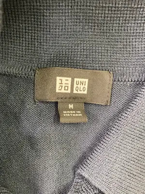 UNIQLO/ユニクロ/ポロシャツ/トップス/ネイビー/M