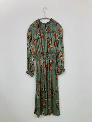 ZARA BASIC/ザラベーシック/ワンピース/ワンピース/ドレス/グリーン/USA M
