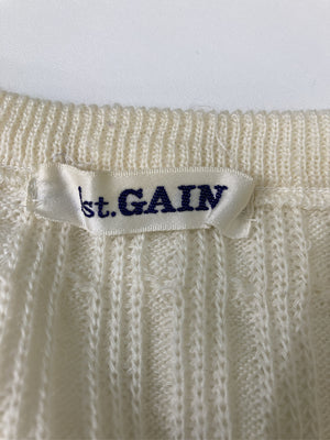 GAIN/カーディガン/ボレロ/トップス/ホワイト/M