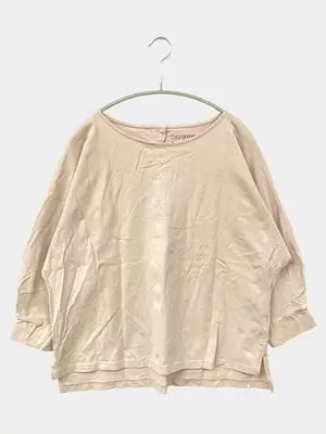 DRESKIP/ドレスキップ/Tシャツ/カットソー/トップス/ベージュ/M