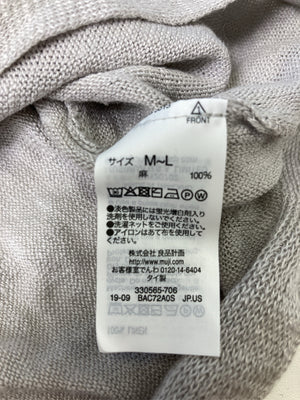 ニット/セーター/トップス/グレー/M-L