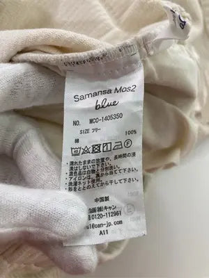 Samansa Mos2 blue/サマンサモスモスブルー/その他パンツ/パンツ/アイボリー/F