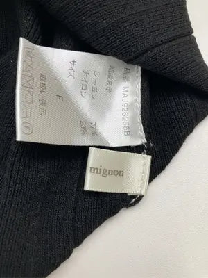 apres jour mignon/アプレジュールミニョン/Tシャツ/カットソー/トップス/ブラック/F