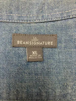 BEAN SIGNATURE/シャツ/ブラウス/トップス/スカイブルー/XL