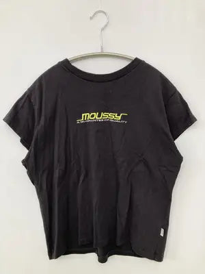 MOUSSY/マウジー/Tシャツ/カットソー/トップス/ブラック/FREE
