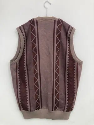 RONGDA/ベスト/トップス/ブラウン/L