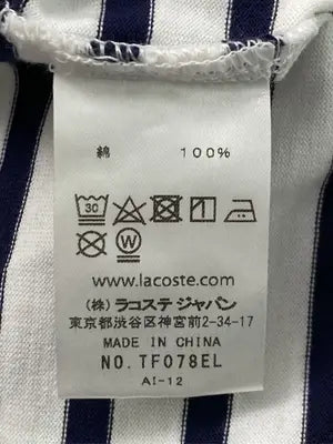 LACOSTE/ラコステ/Tシャツ/カットソー/トップス/ブラック/34
