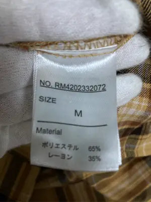 RAG MACHINE/ラグマシーン/シャツ/ブラウス/トップス/イエロー/MEDIUM
