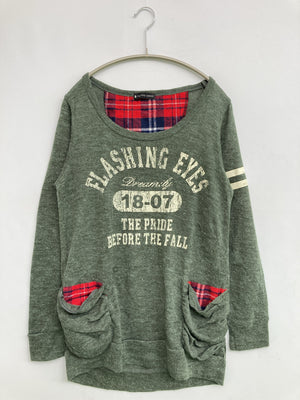 FORTUNE COOKIES/フォーチュンクッキーズ/Tシャツ/カットソー/トップス/グレー/M