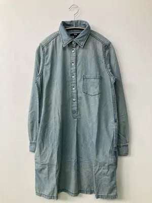 UNIQLO/ユニクロ/シャツ/ブラウス/トップス/スカイブルー/M