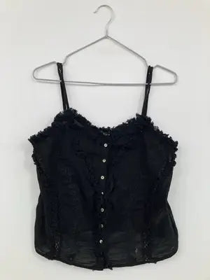 ZARA/ザラ/キャミソール/トップス/ブラック/M