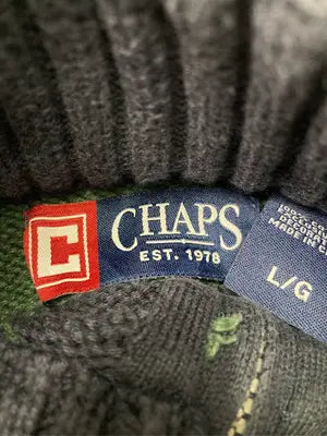 CHAPS/チャップス/ニット/セーター/トップス/グリーン/L/G