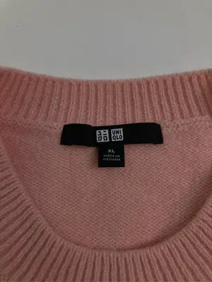 UNIQLO/ユニクロ/ニット/セーター/トップス/ピンク/XL