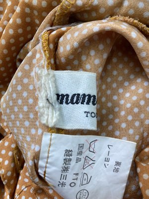 mammina/マミーナ/シャツワンピース/ワンピース/ドレス/オレンジ/7号