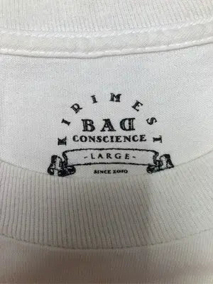 BAD/Tシャツ/カットソー/トップス/ホワイト/LARGE