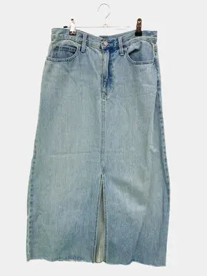 UNIQLO JEANS/ユニクロジーンズ/デニムスカート/スカート/スカイブルー/ウエスト67cm