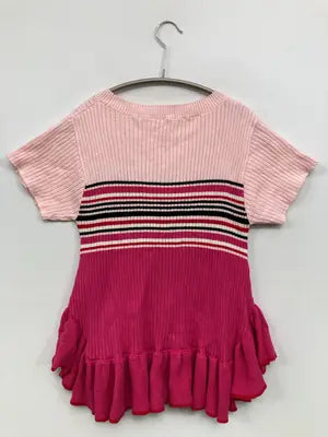 ROSE BUD/ローズバッド/Tシャツ/カットソー/トップス/ピンク/F