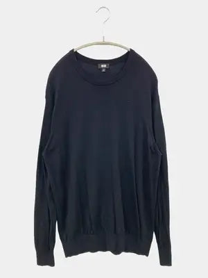 UNIQLO/ユニクロ/ニット/セーター/トップス/ブラック/XL