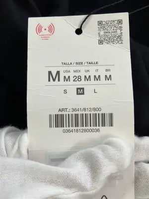 ZARA/ザラ/タンクトップ/トップス/ブラック/USA M