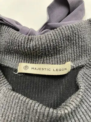 MAJESTIC LEGON/マジェスティックレゴン/ニット/セーター/トップス/グレー/M