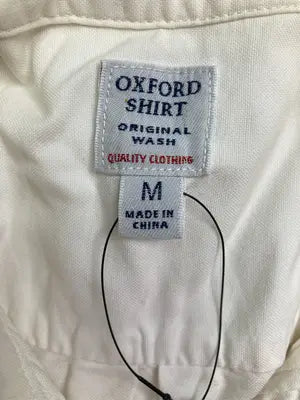 OXFORD SHIRT/シャツ/ブラウス/トップス/ホワイト/M