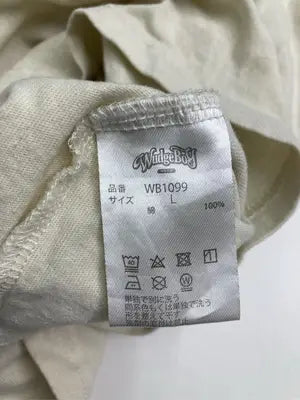 WUDGEBOY/Tシャツ/カットソー/トップス/アイボリー/L