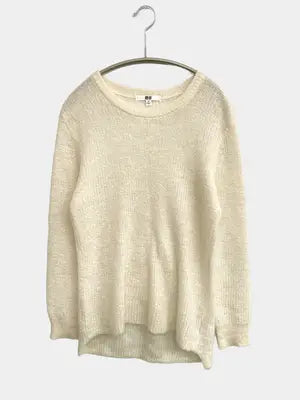 UNIQLO/ユニクロ/ニット/セーター/トップス/アイボリー/M