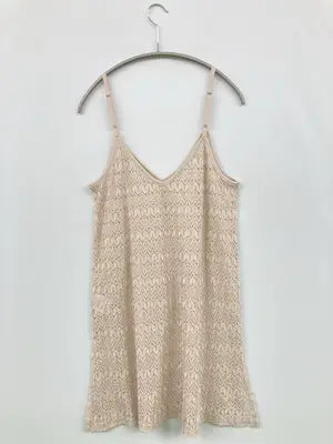 Lutique/ルティーク/ワンピース/ワンピース/ドレス/ベージュ/L