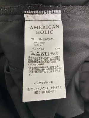 AMERICAN HOLIC/アメリカンホリック/その他パンツ/パンツ/ブラック/M