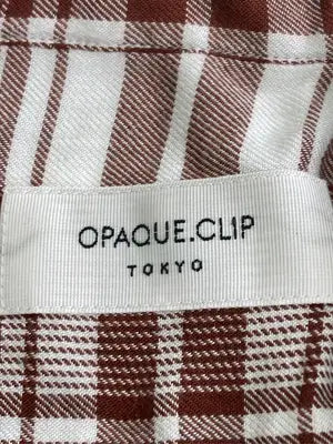 OPAQUE.CLIP/オペークドットクリップ/シャツ/ブラウス/トップス/ブラウン/XL