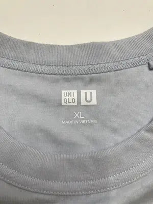UNIQLO/ユニクロ/Tシャツ/カットソー/トップス/グレー/XL