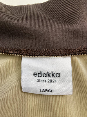 edakka/ジャージ/トラックジャケット/トップス/ベージュ/LARGE