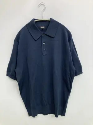 UNIQLO/ユニクロ/ポロシャツ/トップス/ネイビー/L