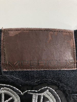 IMPERIOUS/デニムパンツ/パンツ/ブラック/W40XL32