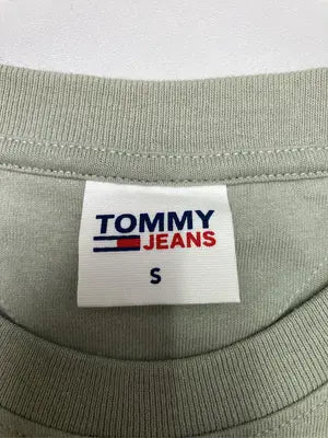 TOMMY JEANS/トミージーンズ/Tシャツ/カットソー/トップス/ライトグリーン/S