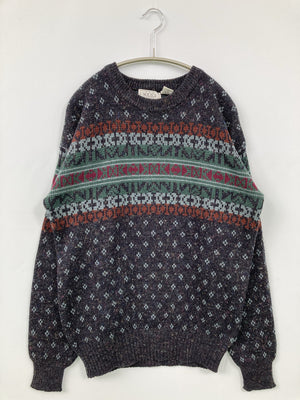 THE MEN'S STORE/ニット/セーター/トップス/グレー/L