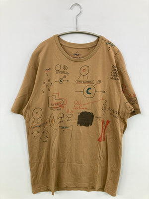 UNIQLO/ユニクロ/Tシャツ/カットソー/トップス/ベージュ/XL