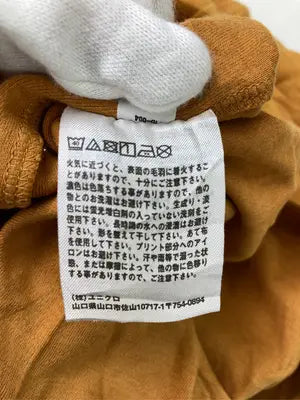 UNIQLO/ユニクロ/Tシャツ/カットソー/トップス/オレンジ/M