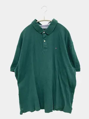 TOMMY HILFIGER/トミーヒルフィガー/Tシャツ/カットソー/トップス/グリーン/XXL