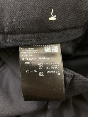 UNIQLO/ユニクロ/スラックス/パンツ/ブラック/M ウエスト76-84cm