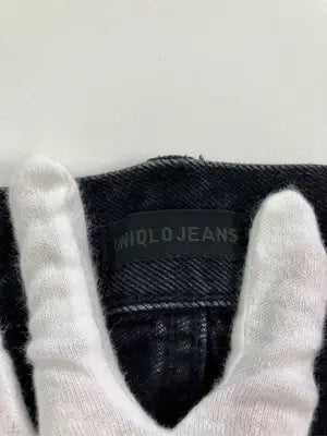 UNIQLO/ユニクロ/デニムパンツ/パンツ/ブラック/34(86.5cm)