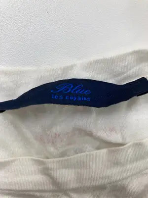 BLUE/ブルー/Tシャツ/カットソー/トップス/ホワイト/3