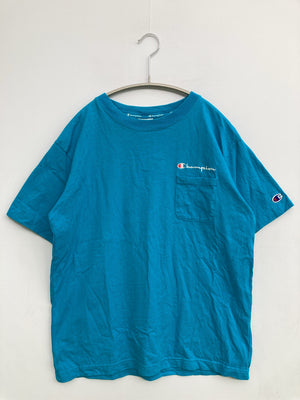Champion/チャンピオン/Tシャツ/カットソー/トップス/スカイブルー/M