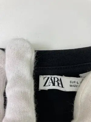 ZARA/ザラ/Tシャツ/カットソー/トップス/ブラック/USA L