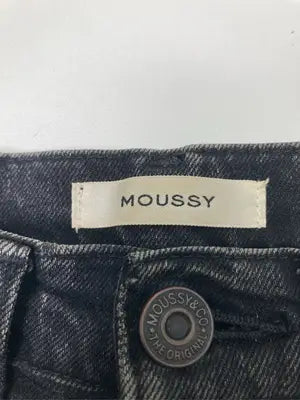 MOUSSY/マウジー/デニムパンツ/パンツ/ブラック/23