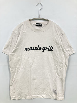 muscle grill/Tシャツ/カットソー/トップス/ホワイト/M