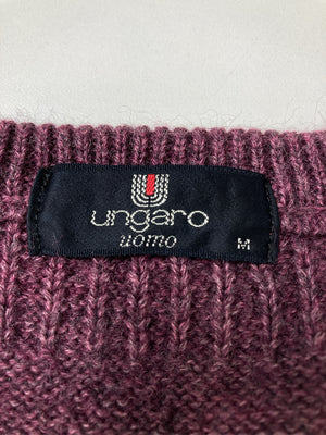 ungaro/ウンガロ/ニット/セーター/トップス/パープル/M