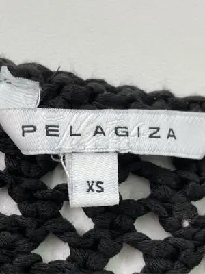 PELAGIZA/タンクトップ/トップス/ブラック/XS